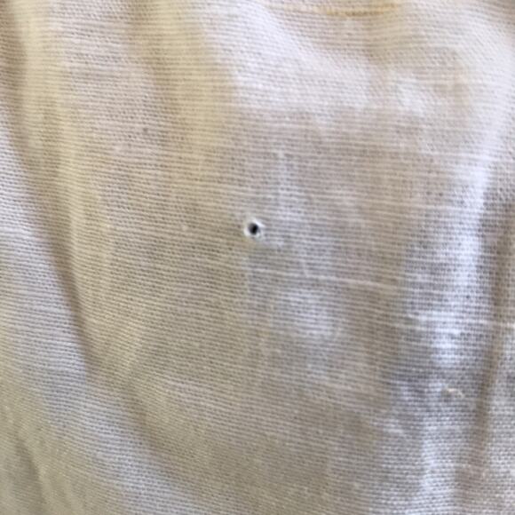 NEW A New Day Cotton Linen Polka Dot Sheer White Black Tank Women's Size M - Picture 6 of 9